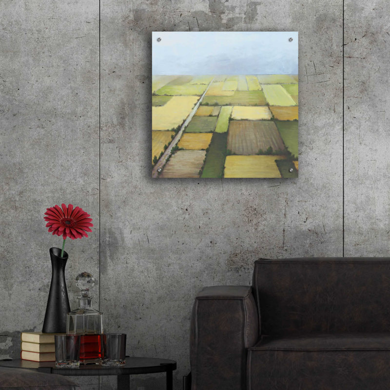 «Farmland From Above» par White Ladder, H 24 po x l 24 po