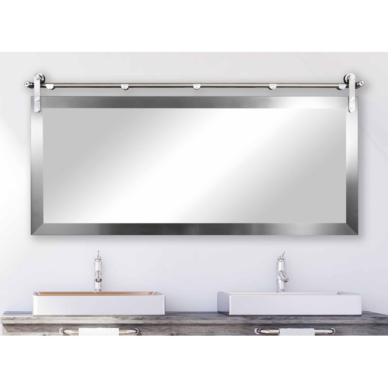 Miroir de salle de bain Karlyn, H 30,5 po x l 57,5 po x P 25 po