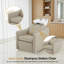 Fauteuil de station de shampooing Backwash, bol de lavage des cheveux en céramique réglable avec fauteuil-1552111024