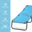 Folding Chaise Lounge Pool Chairs, Outdoor Sun Tanning Chairs With 5-Level Reclining Back, Steel Frame For Beach, Yard, Patio, Sky Blue-1026554820