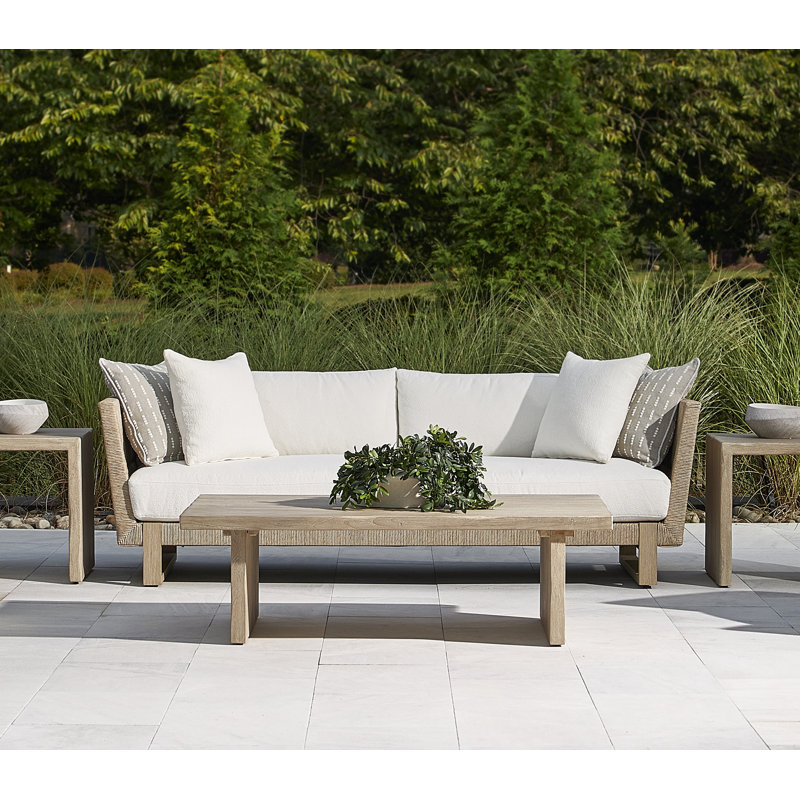 Montego Outdoor Square Teak Side Table
