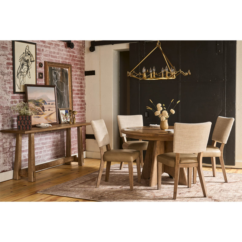 Hayes Round Extendable Dining Table, Sienna