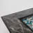 Outdoor Fire Table Propane Gas Fire Pit Table with Lid Gas Fire Pit Table with Glass Rocks and Rain Cover