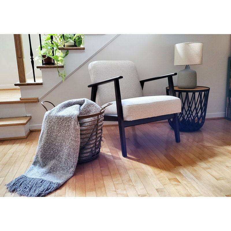 Panier de rangement PRISP Oaka Home, H 18,1 po x l 19,6 po x P 17 po, Bois naturel