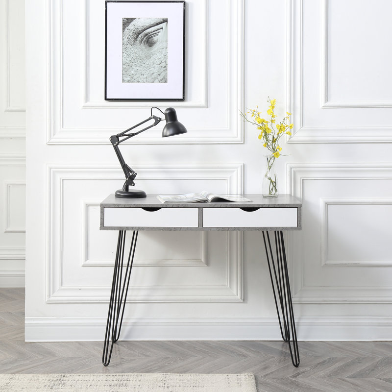 Willowood Metal Base Writing Desk