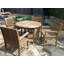 Table de salle à manger d'extérieur ovale L 71 po x l 48 po Carmilita