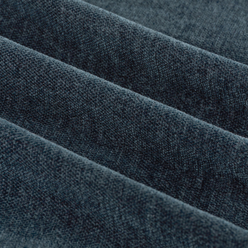 Soft Chenille Blackout Curtain Panel Pair, 168cm Width x 137cm Drop, Navy
