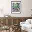 « Citrons bleus » de Charline, sur papier encadré, par Charline Print-91291663-91291670