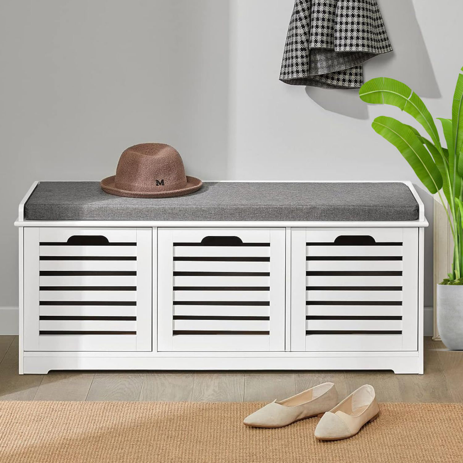 Hokku Designs Pruitte Upholstered Storage Bench | Wayfair