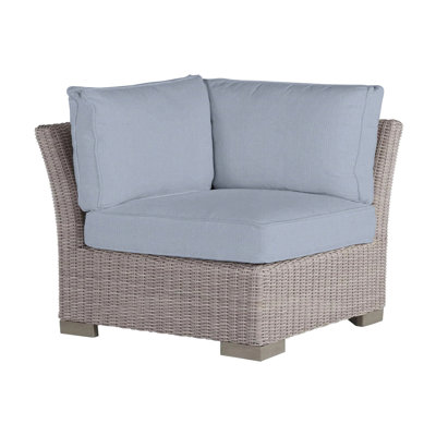 Club Woven Patio Lounge Chair with Cushions