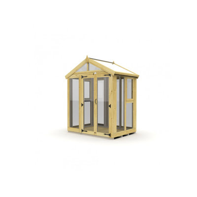 6x4 Glass Green House