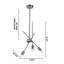 Applique murale spoutnik moderne 3 lumières Kinlaw-29552780