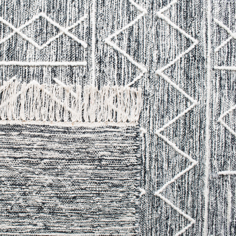 Tapis en laine tissé à la main Rempe Kilim Southwestern, Rectangle de 5 pi x 8 pi