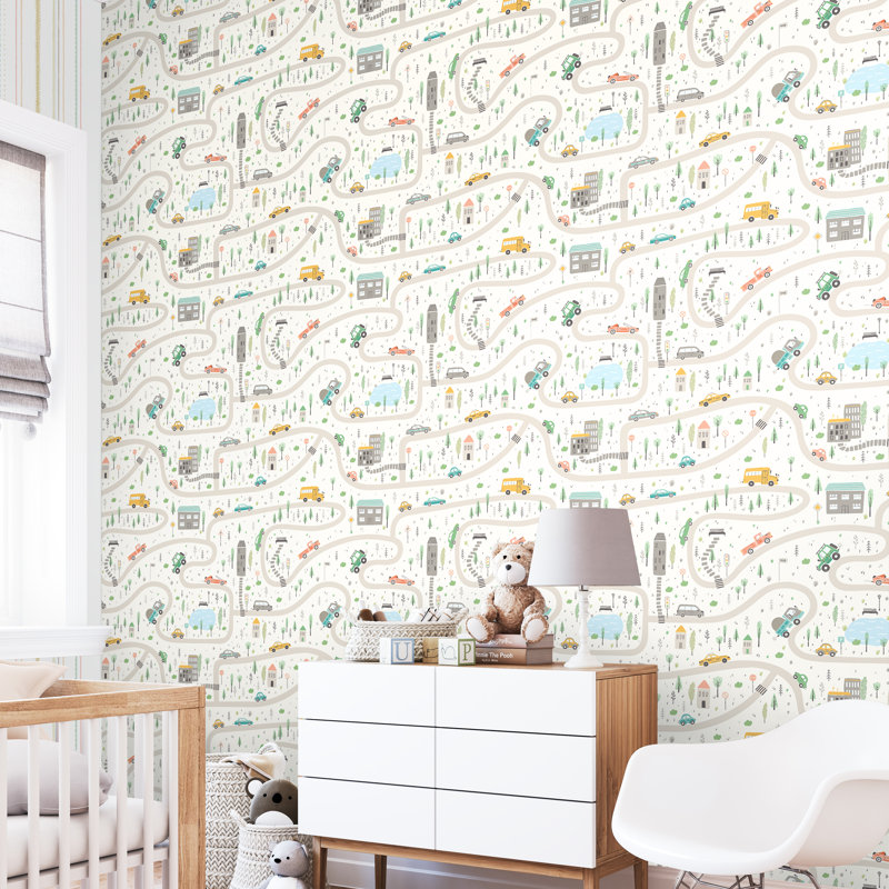 Hoopla Walls Road Trip Popcorn 10m Wallpaper