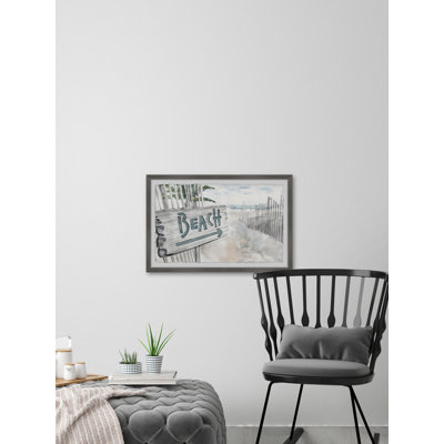 Beach Path - Single Picture Frame Painting