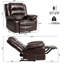 Fauteuil inclinable de massage en cuir