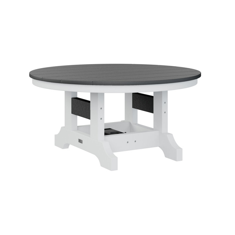 Table de conversation berlinoise Berlin Classic, Noir, H 18,5 po x l 38 po x P 38 po