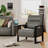 Whole Metal Frame Upholstered Accent Chair With Side Tray Table-584564613