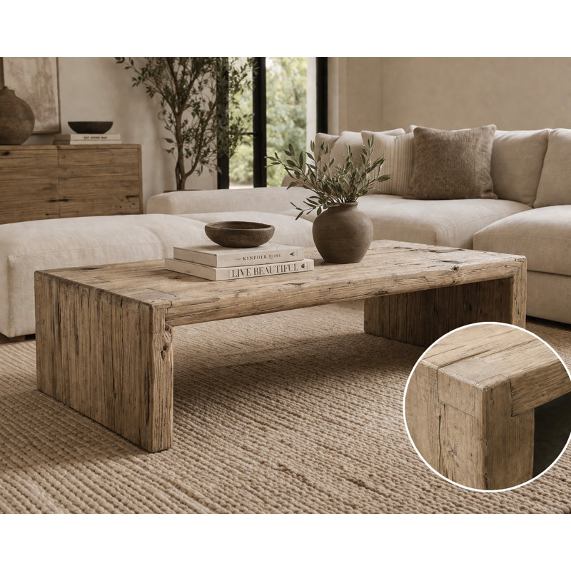 Approx.60 Inches Taranto Coffee Table Weathered Natural