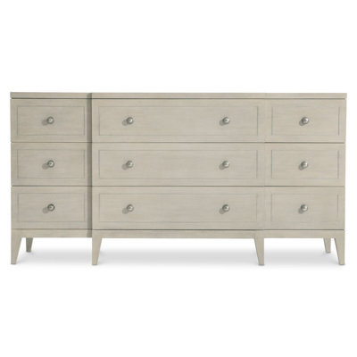 Solid Wood 70 " W 9 - Drawer Dresser