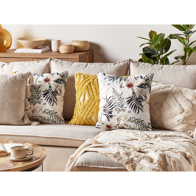 Ambrine Floral Square Cushion