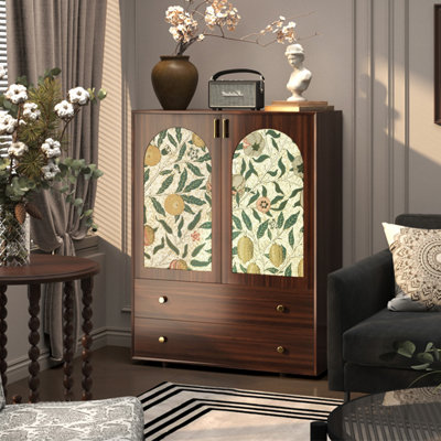 Modern Solid Wood Living Room Accent Cabinet