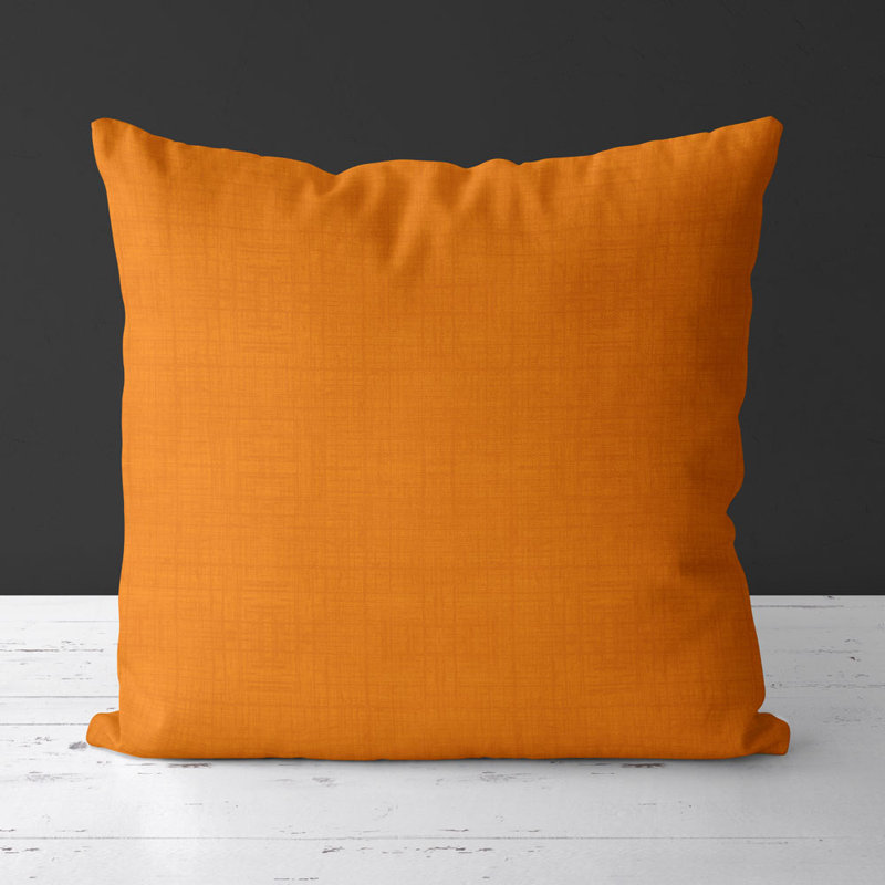 Housse de coussin carré et insert, Citrouille