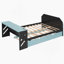 Lit avec lit gigogne, bureau et port USB-625279551