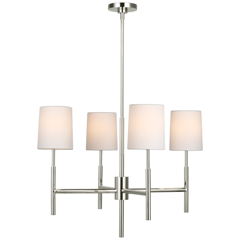 Clarion 4 - Light Chandelier, Polished Nickel
