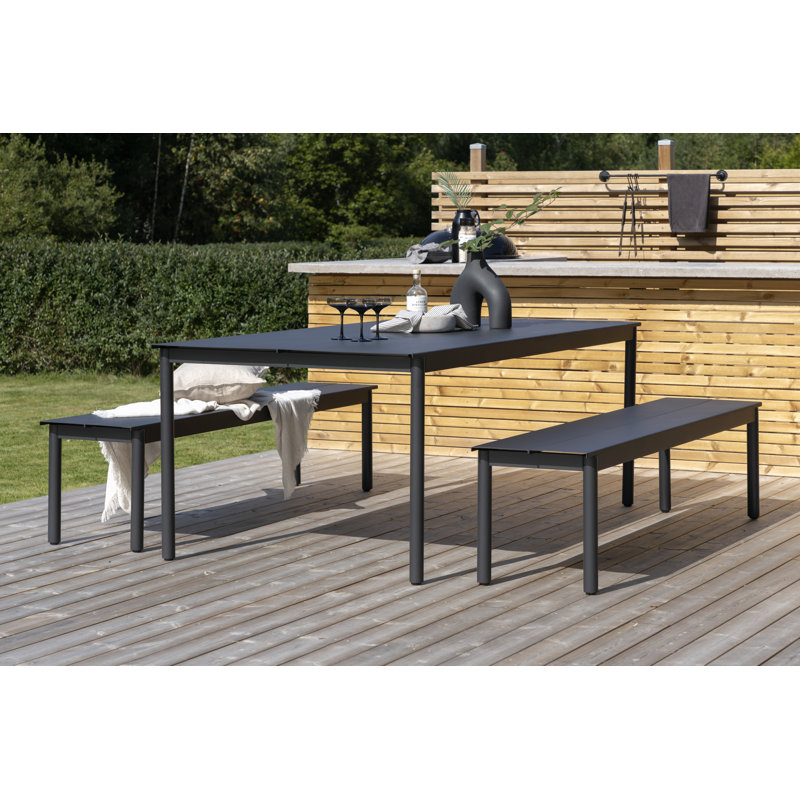 Erjona Aluminum Outdoor Bench