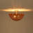 2-Light Rattan Shell-Shape Semi-Flush Mount-1706434854