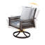 Fauteuil de patio pivotant avec coussin Arati
