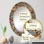 Miroir mural à motif floral-2027675002