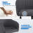 Jobin Modern Swivel Velvet Desk Chair with Armrest-335961243