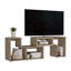 Meuble télé Being Extensible, tablettes multiples - Pin clair