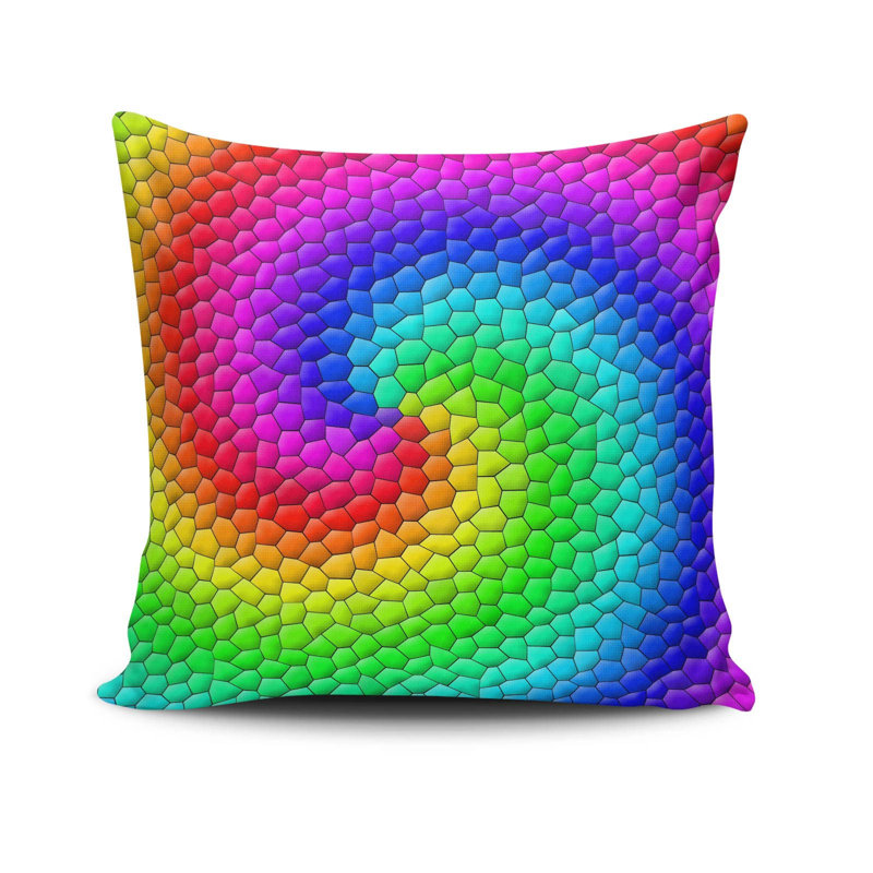 Housse de coussin carré en coton / polyester Eriska