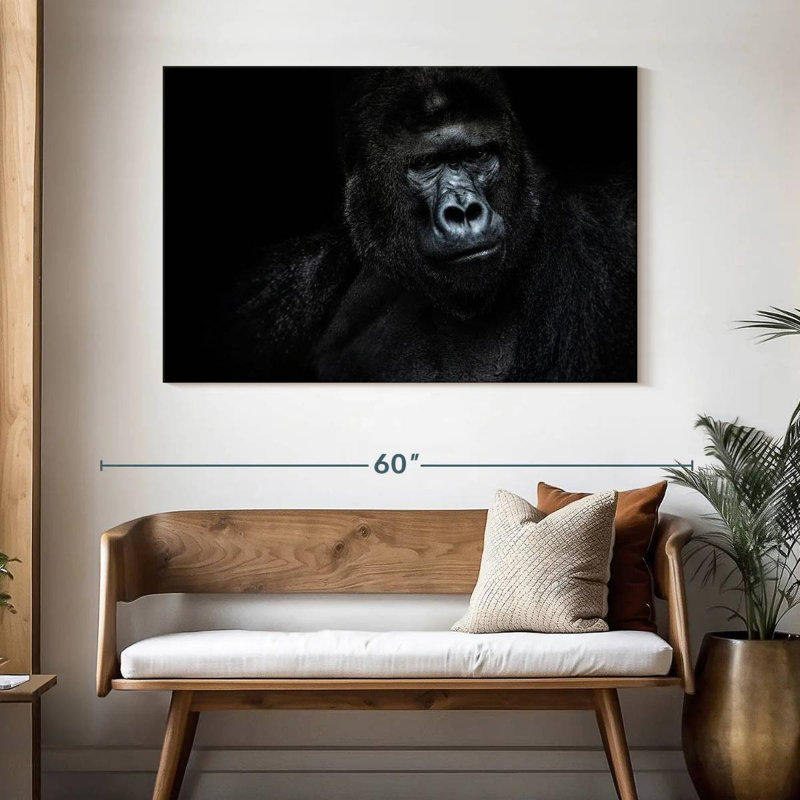 Brampt Serious Gorilla, 32" H x 48" W