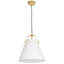 Luminaire suspendu conique 1 lumière Dipti-615722056-615722063