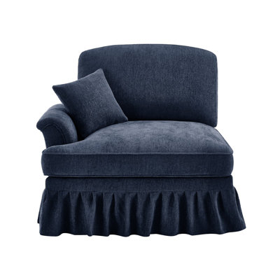 Canapé en chenille LSF avec 1 coussin