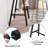 37.01" High Outdoor Metal Bar Table-921031639-921031638