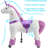 Ride On Unicorn Toy for Kids and Adult, Ride On Unicorn Mechanical Plush Animal, No Battery Or Electricity-112539023-112539025