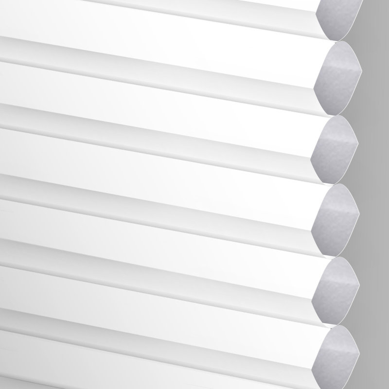 Store alvéolaire sans chaîne, L 45 po x L 48 po, Blanc