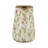 Round Ceramic Pitcher Vase with Multi-Colored Floral Motifs-1583745623