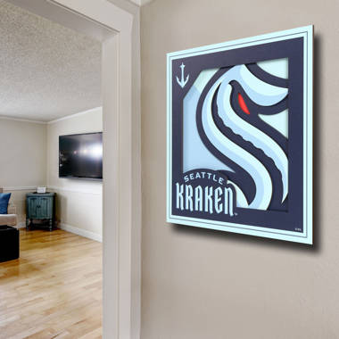 YouTheFan NFL New Orleans Saints 3D Logo Series Wall Art - 12x12