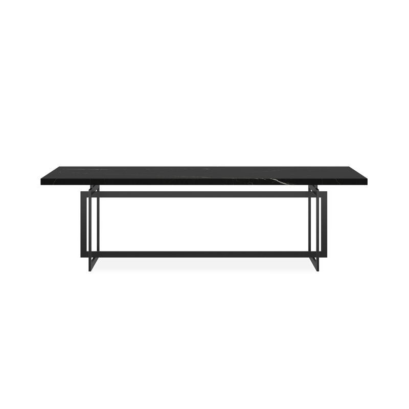 Caracole Classic Stone Dining Table, Black, Black