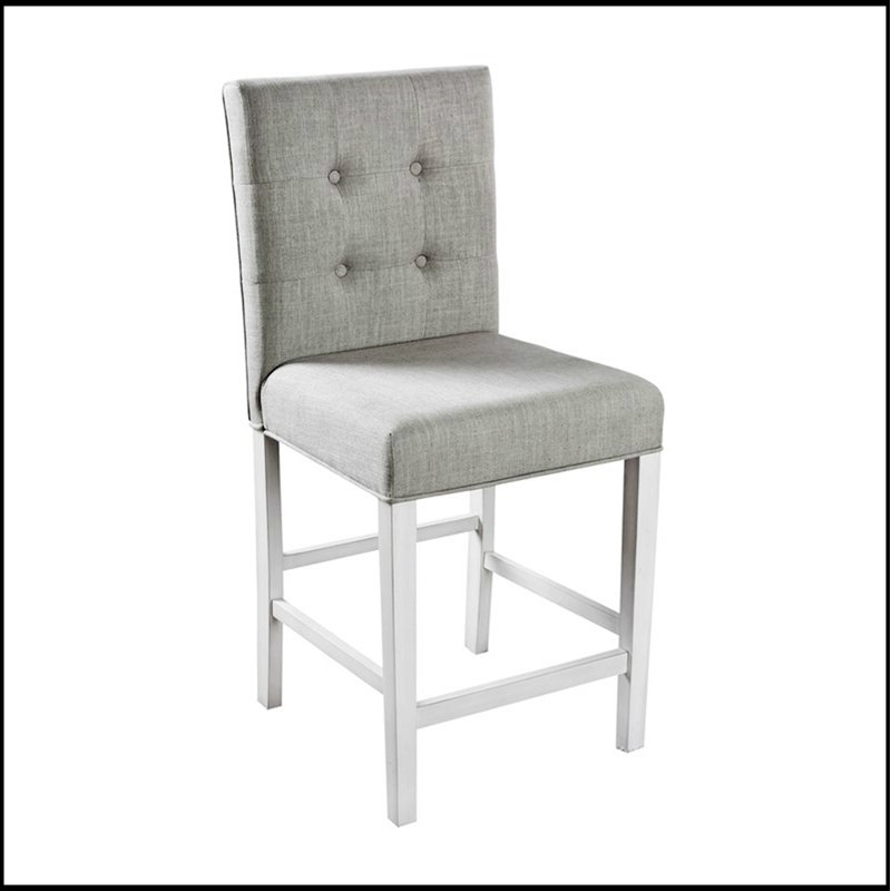 Chaise d'appoint rembourrée, chaise de salle à manger avec coussin confortable et design élégant