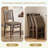Padded Stackable Folding Dining Chairs with Solid Wood Frame, No Assembly-1183098865