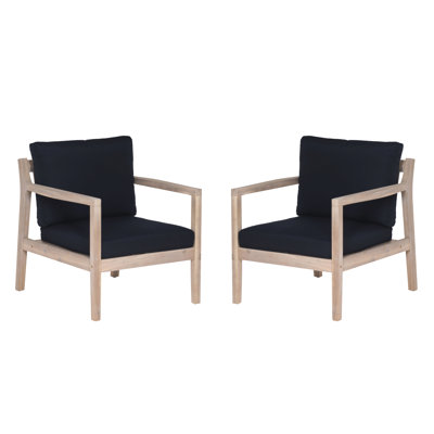 Amina Acacia Outdoor Lounge Chair