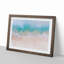 Birds View of Bondi Beach Australia in Abstract - Picture Frame Graphic Art Print-55686273-55686274