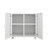 Mobile Printer Stand with File Storage Cabinet and Wheels-2118398067